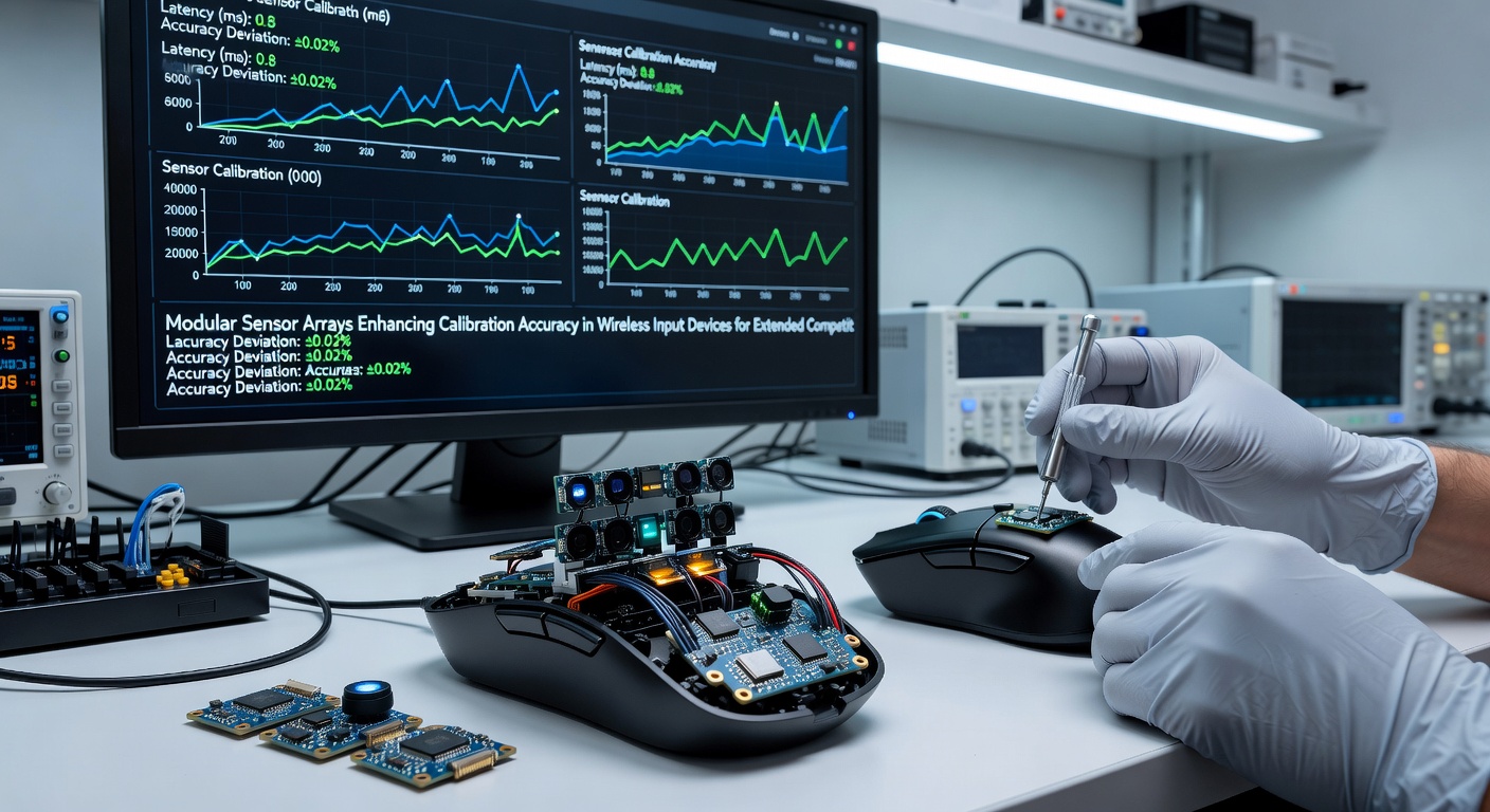 Competitive esports player using wireless controller fitted with modular sensor array during a long tournament match